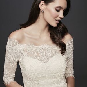 Off-the-Shoulder Lace Topper